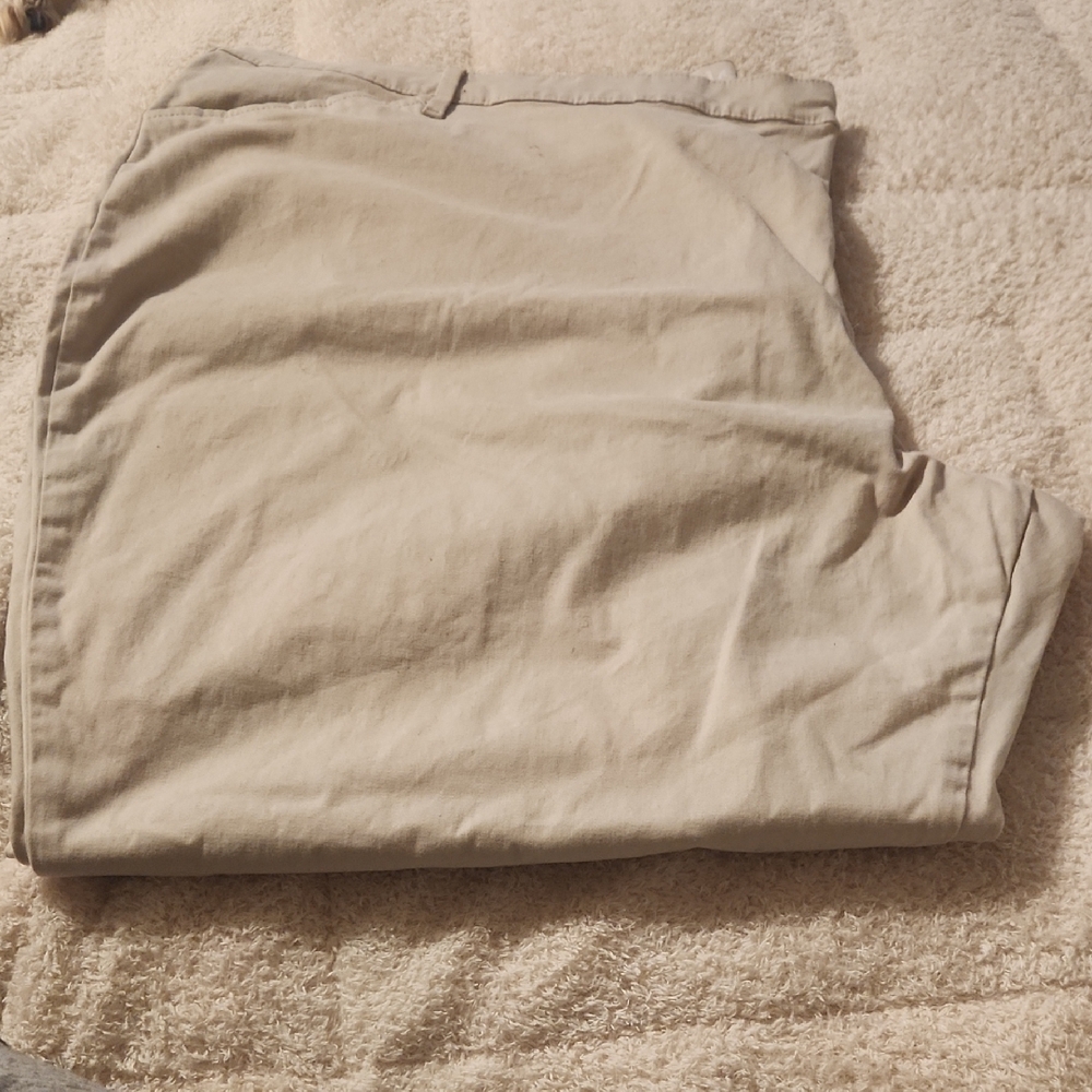 Beige Casual Pants